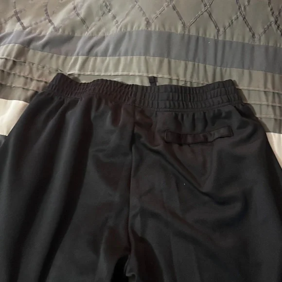 Nike Black Athletic Pants with White Logo - Picture 4 of 4